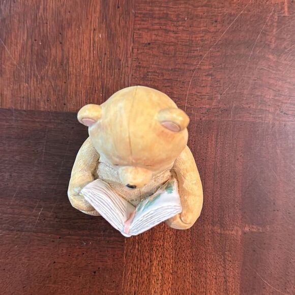 FOREVER FRIENDS Andrew Brownsword Teddy Bear reading Book Figurine - Picture 3 of 7